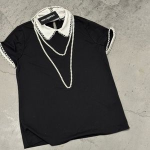 NWT Karl Lagerfeld ladies blouse size S